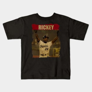 Rickey Henderson - NEW RETRO STYLE Kids T-Shirt